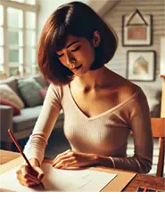 絵を描くイメージ